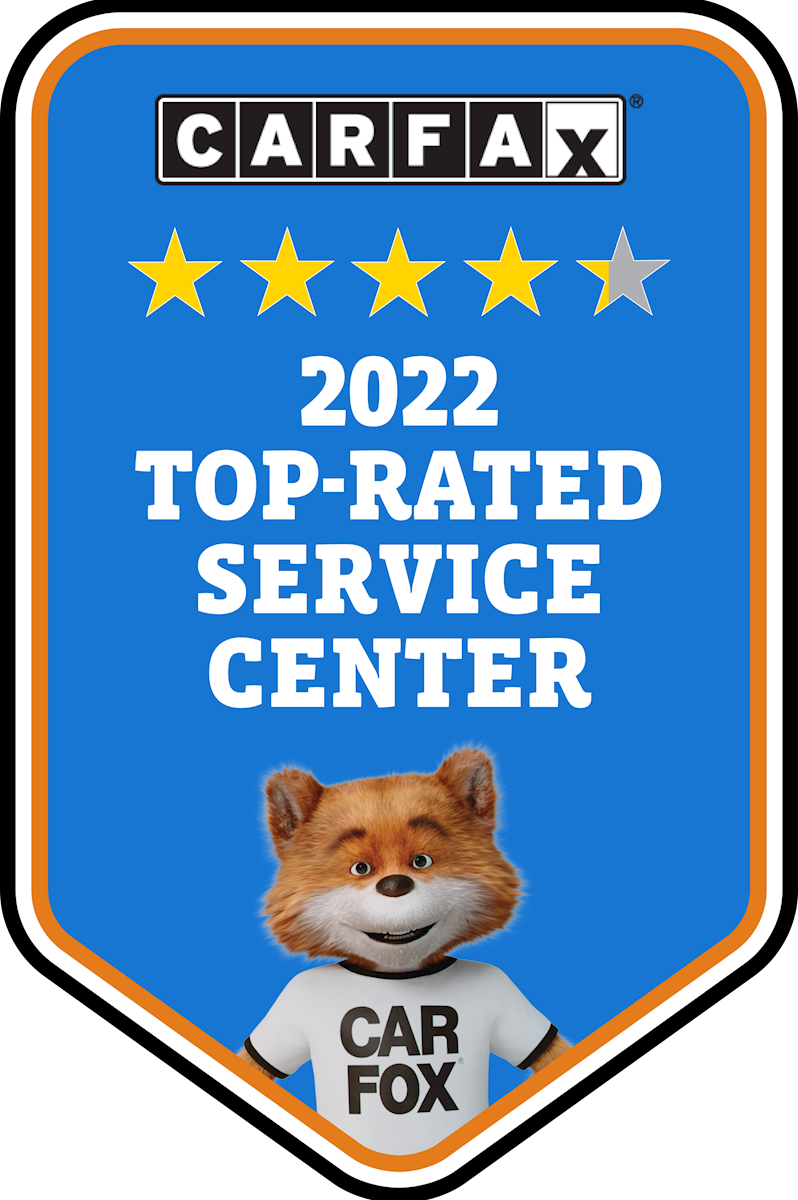 CARFAX 2022 Top-Rated Service Center Award